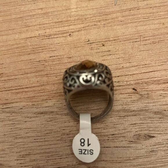 NWT gorgeous costume ring silver mite 9 (18) - Picture 5 of 6